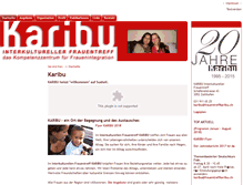 Tablet Screenshot of frauentreffkaribu.ch
